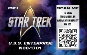Alternative view of U.S.S. Enterprise NCC-1701 (Star Trek: The Original Series)