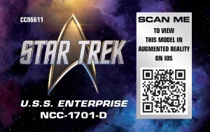 Alternative view of U.S.S. Enterprise NCC-1701-D (Star Trek: The Next Generation)