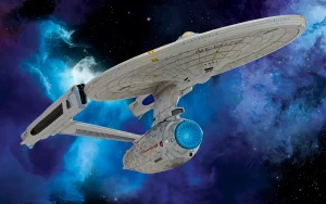Alternative view of U.S.S. Enterprise NCC-1701 [Refit] (Star Trek II: The Wrath of Khan)