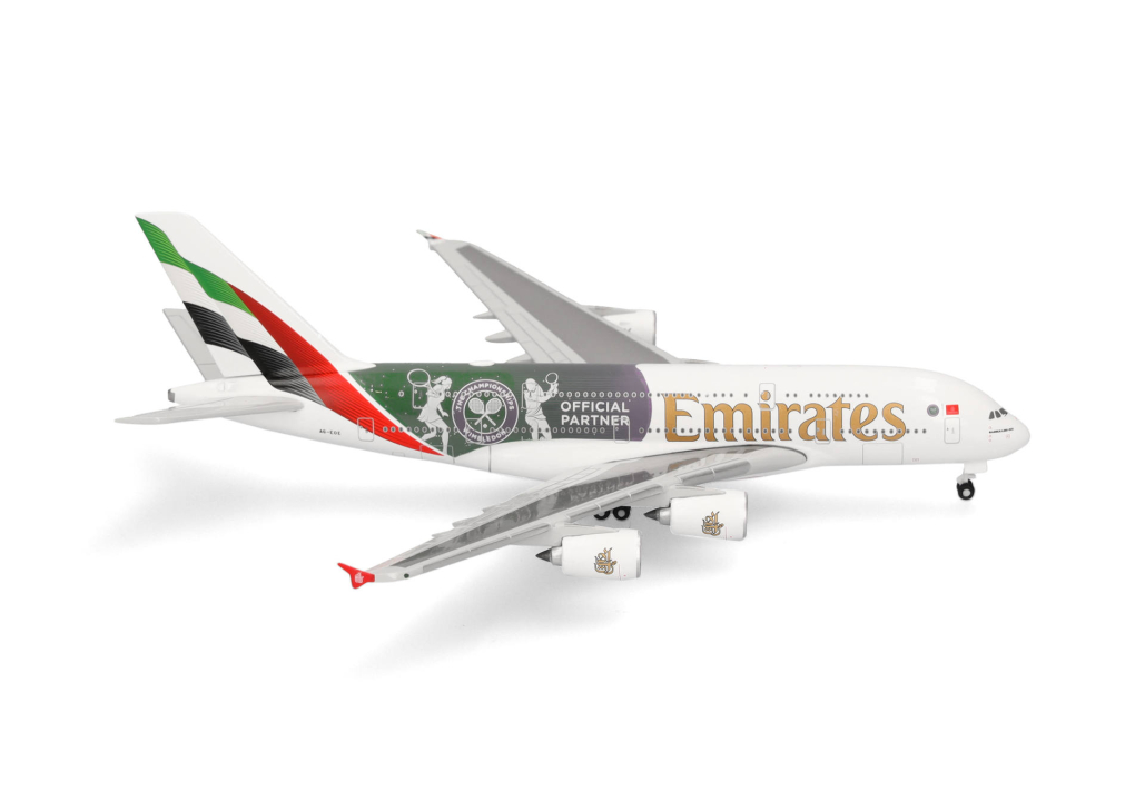 Emirates Airbus A380 "Wimbledon Official Partner" - A6-EOE - Image 4