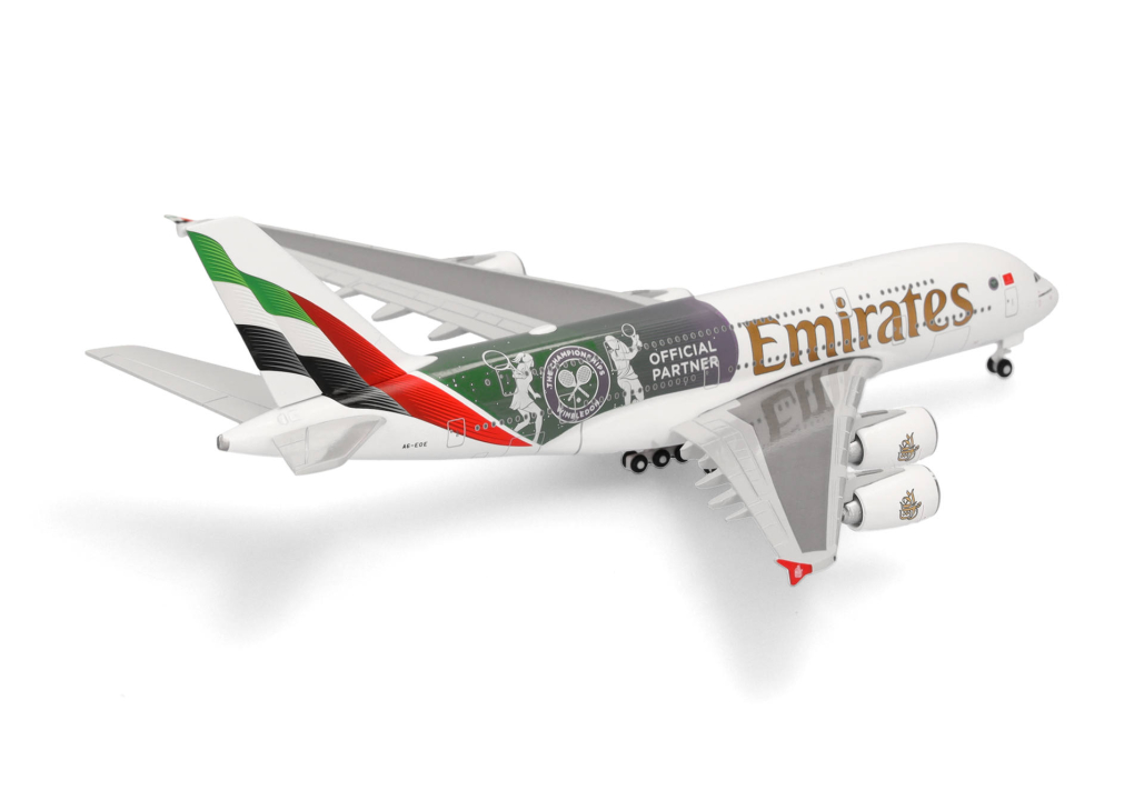 Emirates Airbus A380 "Wimbledon Official Partner" - A6-EOE - Image 2